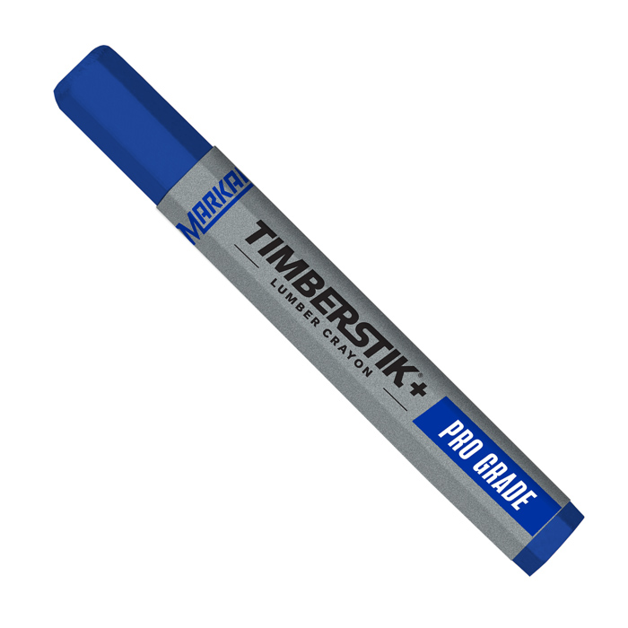 Markal 80385 Timberstik+ Pro Grade Lumber Crayon Blue