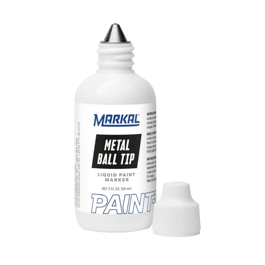 Markal 84623 Paint-Riter Metal Ball Tip Marker Black