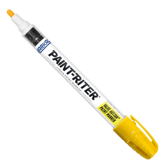 Markal 96821 Paint-Riter Valve Action Paint Marker Yellow