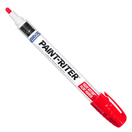 Markal 96822 Paint-Riter Valve Action Paint Marker Red