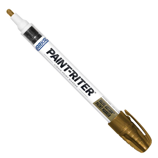 Markal 96827 Paint-Riter Valve Action Paint Marker Gold
