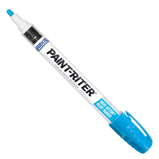 Markal 96835 Paint-Riter Valve Action Paint Marker Light Blue