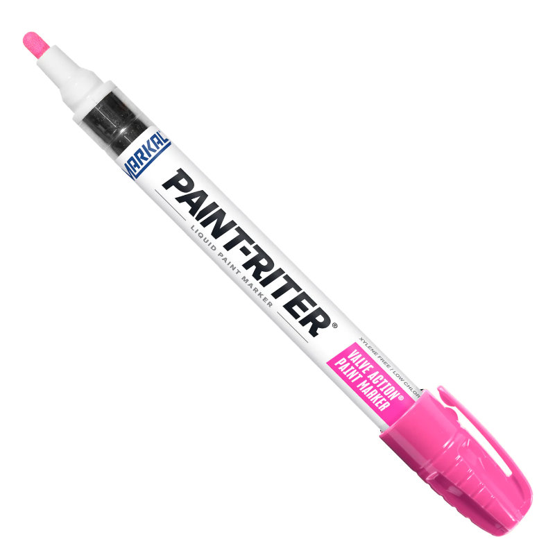 Markal 97053 Paint-Riter Valve Action Liquid Paint Marker Fluorescent Pink