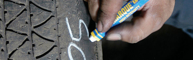 Tyre Marque Rubber Marking Crayons
