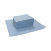Adenna N-A110QPB - Non-Woven Wipers Spunlace Heavy Duty Smooth Blue 12 x 13  1/4 Fold in Poly - M-S7517