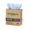 Adenna N-A115IDB - Non-Woven Wipers TASKBRAND CREPED 9 x 16.75  INTERFOLD DISPENSER BLUE
