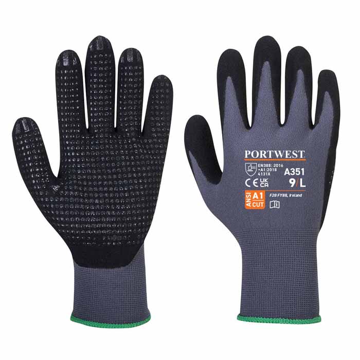 Portwest A351 DermiFlex Plus Glove - Nitrile Foam