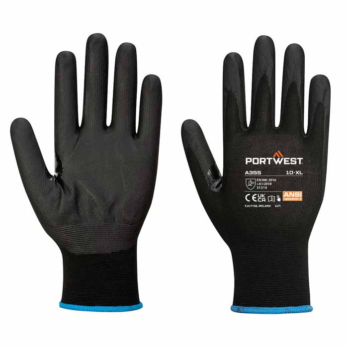 Portwest A355 NPR15 Nitrile Foam Touchscreen Glove PK12