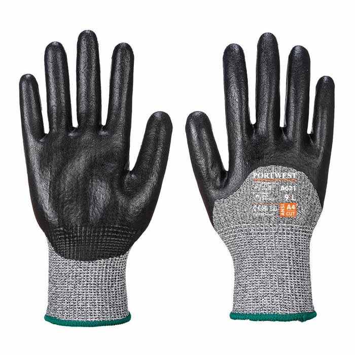 Buy Portwest A621 Cut 3/4 Nitrile Foam Glove at