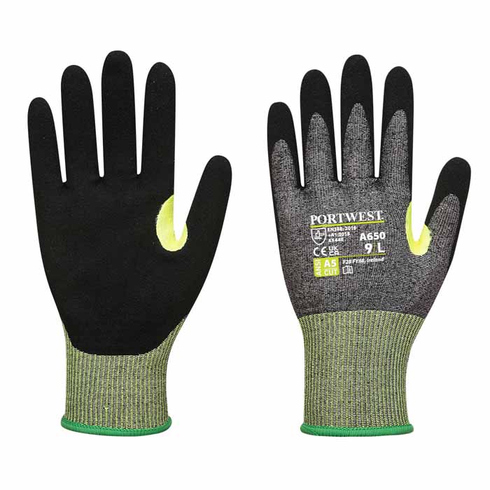 Buy Portwest A650 CS VHR15 Nitrile Foam Cut Glove at