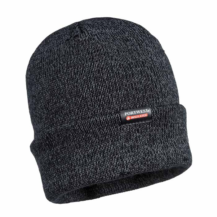 Portwest B026 Reflective Knit Hat, Insulatex Lined