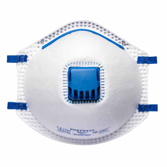 Portwest P201WHR N95 Valved Cup Respirator