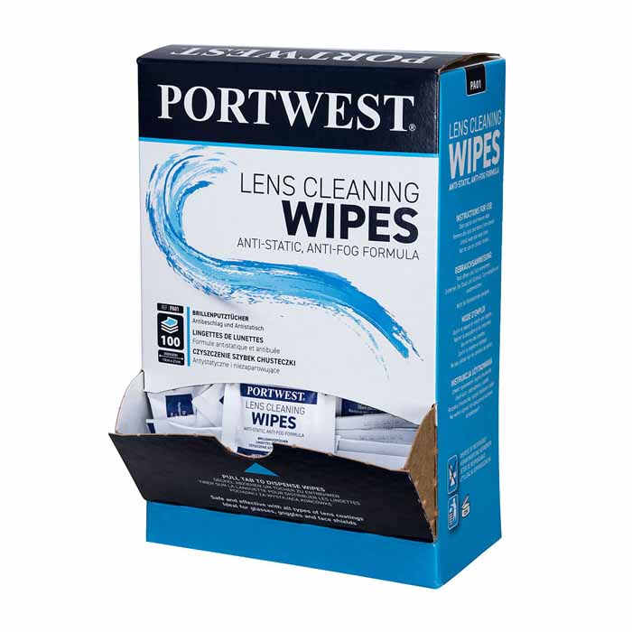 Portwest PA01WHR Lens Cleaning Wipes