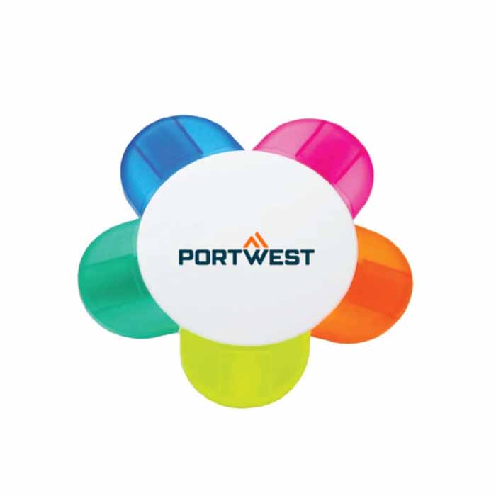 Portwest Z471WHR Portwest Solid 5 Colour Highlighter