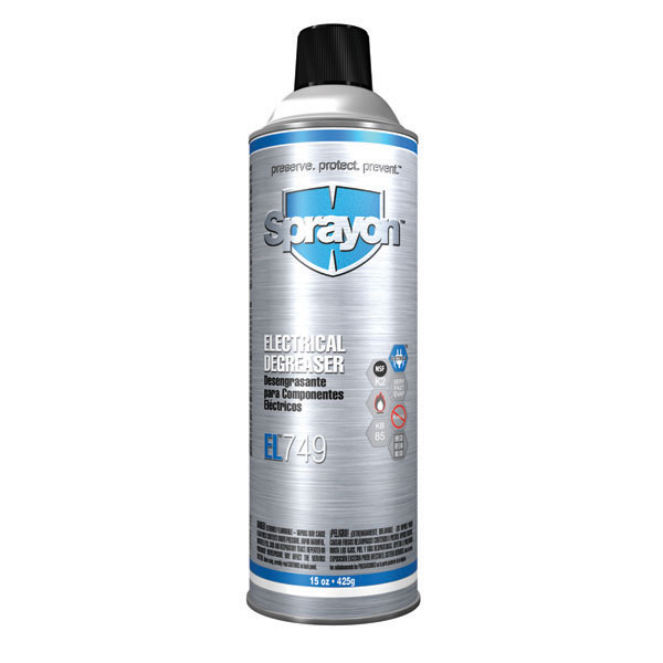 Sprayon EL 749 Electrical Degreaser - SC0749000 Case of 12