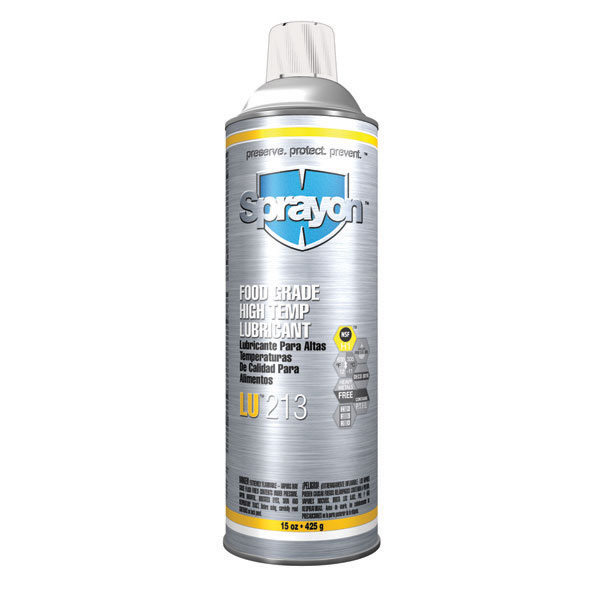 Sprayon LU213 Food Grade High Temperature Lube S00213000 Case of 12