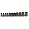 Wright Tool 411 1/2-Inch Drive 11 Piece Impact Socket Set 7/16-Inch - 1-1/16-Inch