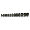 Wright Tool 415 1/2-Inch Drive 13 Piece Impact Socket Set 7/16-Inch - 1-1/4-Inch