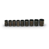 Wright Tool 603 3/4 Drive 9 Piece 12 Point Impact Socket Set 3/4-Inch to 1-1/4-Inch