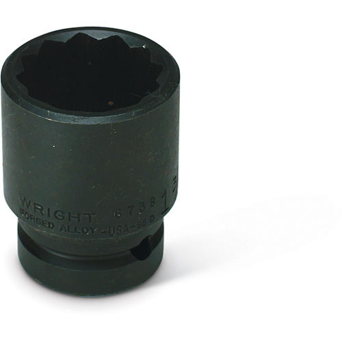 Wright Tool 67H18 3/4 Drive 9/16-Inch 12 Point Standard Impact Socket