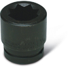 Wright Tool 6872 3/4 Drive 1-Inch 8 Point Double Square Impact Railroad Socket